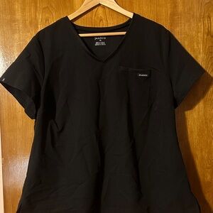 Jaanuu Women's Classic Black Short Sleeve Top